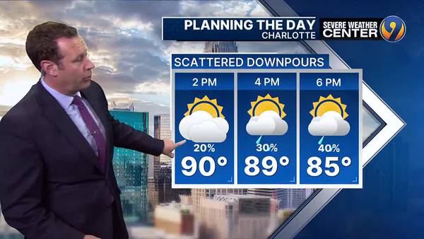 FORECAST: Muggy start before showers and storms this afternoon 