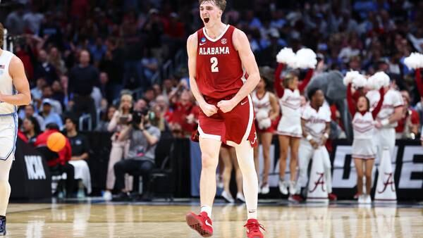March Madness: Grant Nelson powers Alabama past No. 1 North Carolina to reach first Elite Eight since 2004