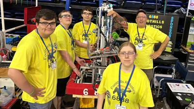 Hopes of winning competition resurrected after robot damaged in car wreck