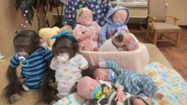 Some say photo of handmade dolls at nursing home is racially insensitive