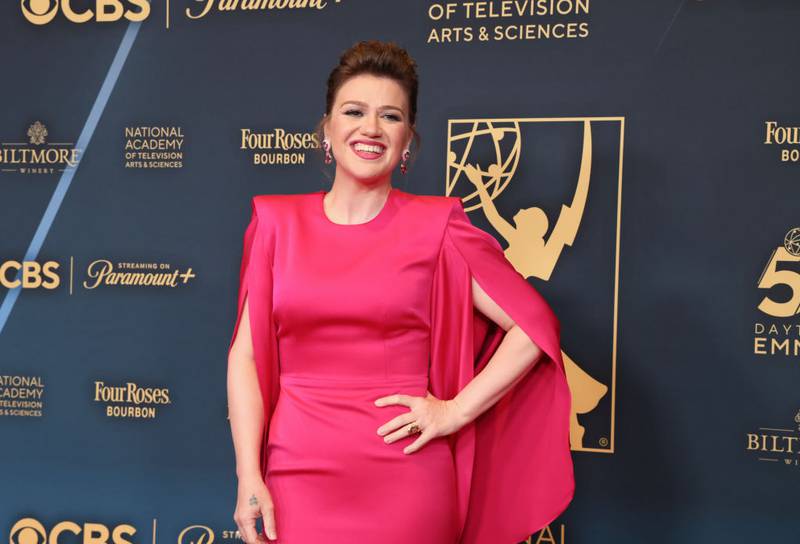 LOS ANGELES, CALIFORNIA - JUNE 07: Kelly Clarkson attend the 51st annual Daytime Emmys Awards at The Westin Bonaventure Hotel & Suites, Los Angeles on June 07, 2024 in Los Angeles, California. (Photo by Rodin Eckenroth/Getty Images)