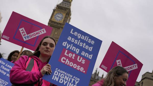 New UK bill aims to legalize assisted dying for people who are terminally ill