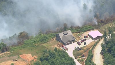 Photos: Burkemont Mountain wildfire burns dozens of acres