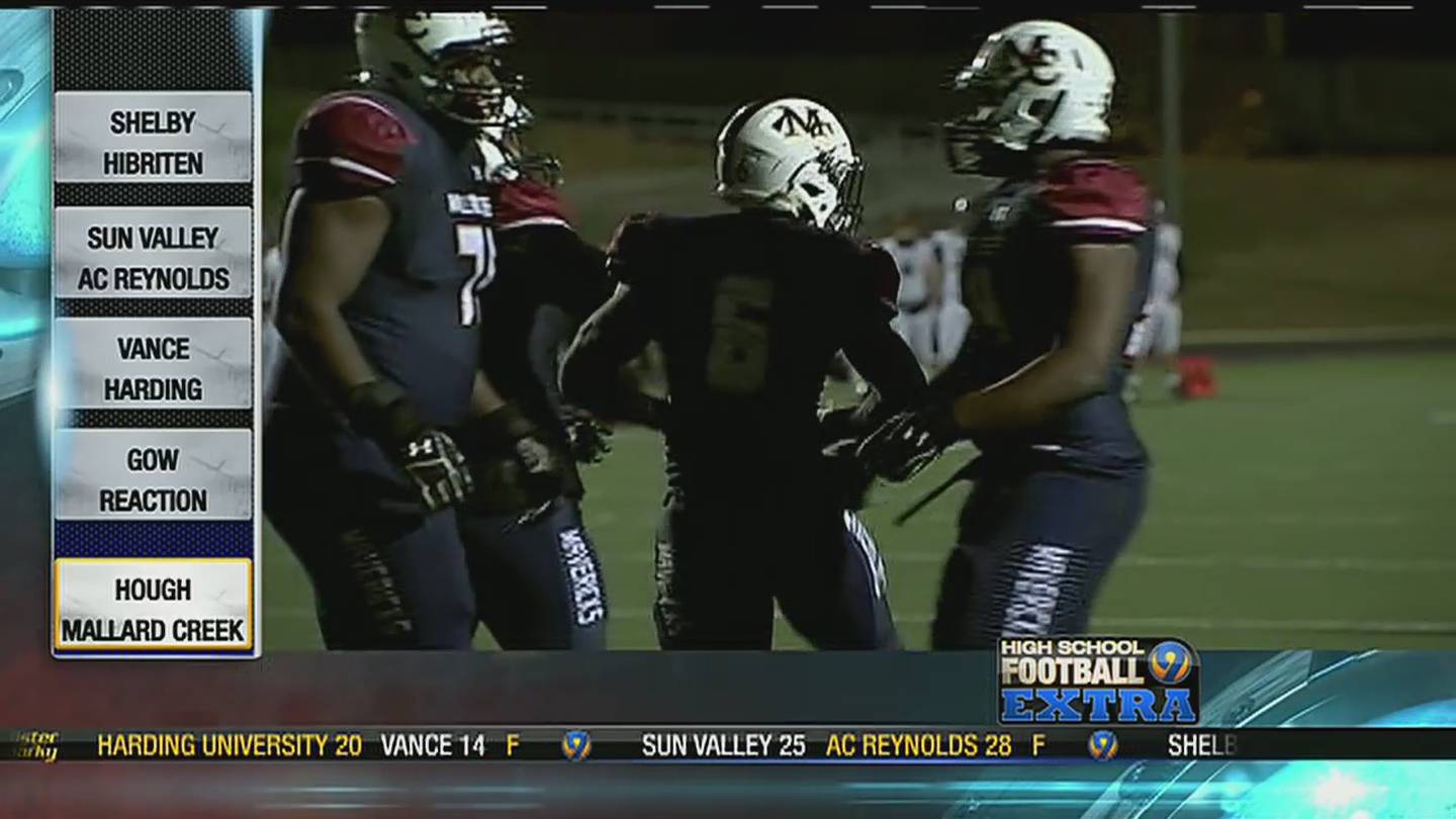 Game Of The Week Mallard Creek Beats Hough 20 10 To Advance To 4 Aa State Finals Wsoc Tv 