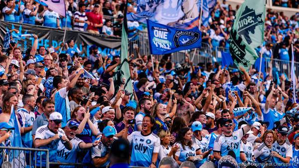Charlotte FC crowds near top of MLS