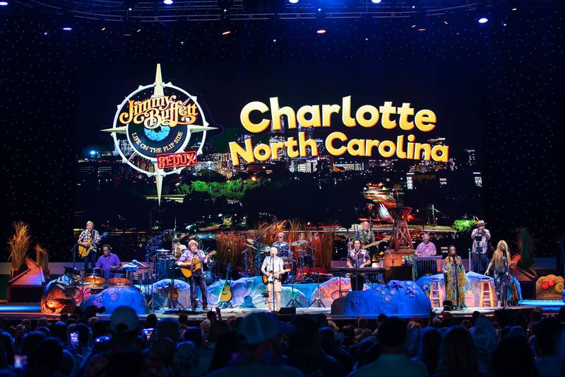 Laidback rocker Jimmy Buffett and his Coral Reefer Band perform at PNC Music Pavilion in Charlotte. April 30, 2022.