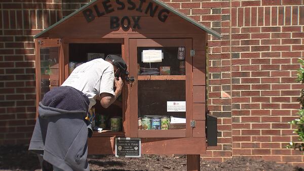 Note left in blessing box shows dire need for food donations in Cabarrus County