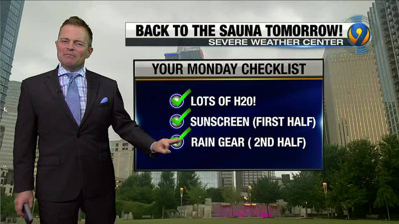 Sunday night's forecast update with Meteorologist John Ahrens