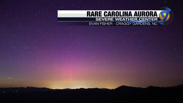 North Carolina gets rare glimpse of northern lights