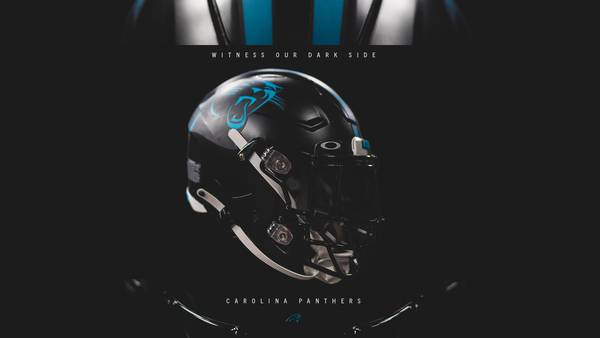 Carolina Panthers announce alternate black helmet, all-black uniforms 