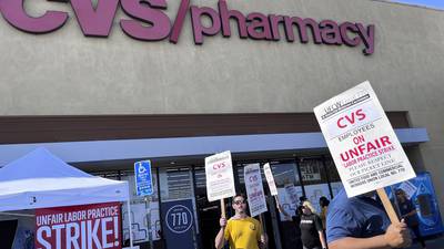 CVS workers strike at 7 Southern California stores for better pay and health care