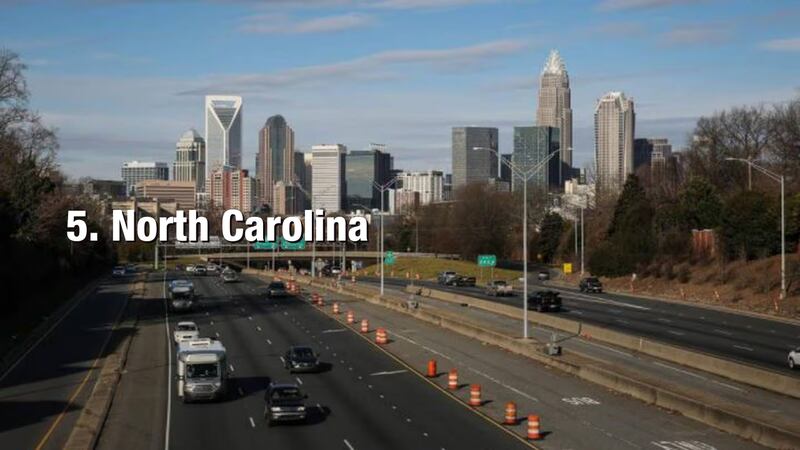 North Carolina: 32.44 driving incidents per 1,000 residents