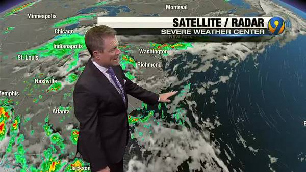 Saturday night's weather forecast update with Meteorologist John Ahrens