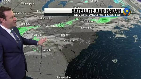 Wednesday morning's forecast with Meteorologist Keith Monday