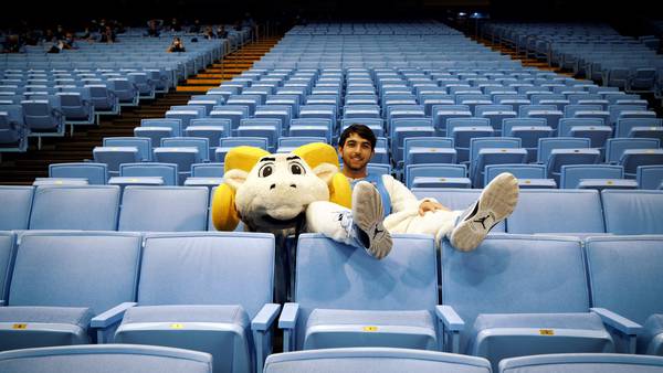 ‘Enjoy those moments’: Student to graduate after donning suit of UNC’s Rameses