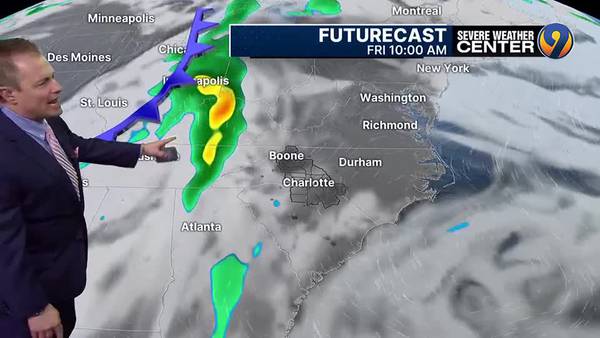 Wednesday evening's forecast with Chief Meteorologist John Ahrens