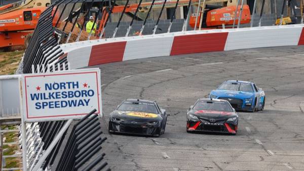 NACSAR drivers take part in tire test at North Wilkesboro Speedway