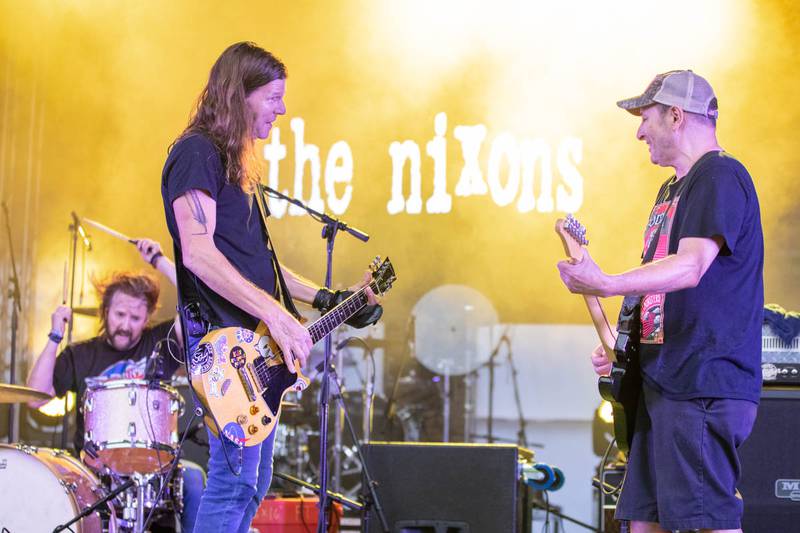 The Nixons perform with Everclear and Fastball at the Village Park Saturday concert in Kannapolis. Aug. 6, 2022.
