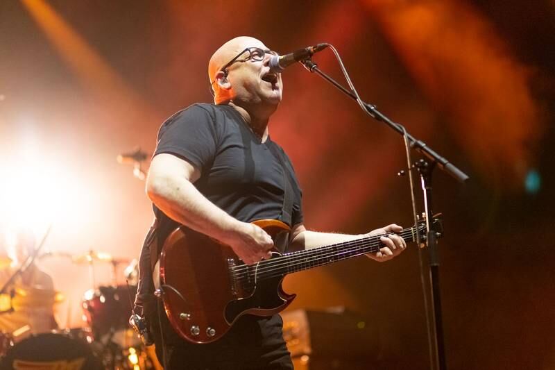 The Pixies perform at PNC Music Pavilion on June 1, 2024.