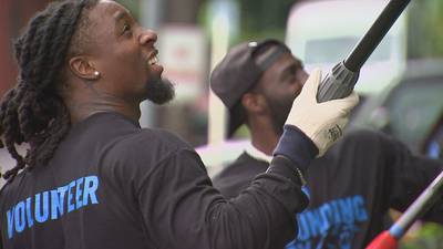 Panthers give back on Keep Pounding Day