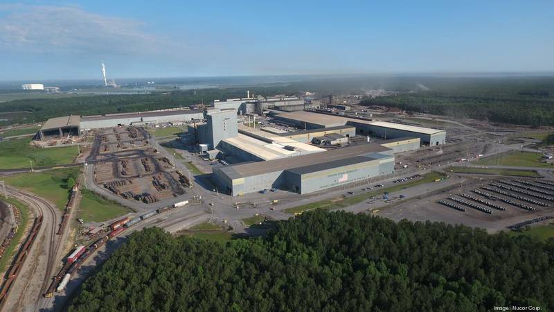 Nucor has operated in South Carolina for 60 years, since it acquired its first steel plant in Darlington. It's investing $200 million over the next in its Berkeley plant in Huger.