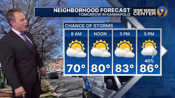 FORECAST: Afternoon thunderstorms expected for next several days