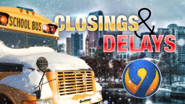 CLOSINGS & DELAYS: CMS cancels classes Friday; several districts on delayed starts