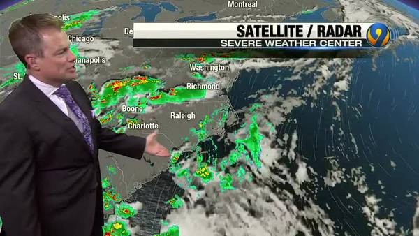 Saturday afternoon's weather forecast update with Meteorologist John Ahrens