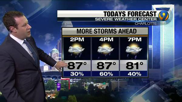 Thursday morning forecast with Meteorologist Keith Monday
