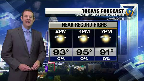 Friday morning forecast with Meteorologist Keith Monday