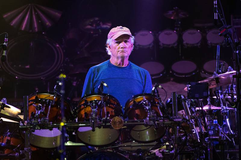 Bill Kreutzmann of Dead & Company performs for a sold-out crowd at Charlotte’s PNC Music Pavilion. Oct. 11, 2021.