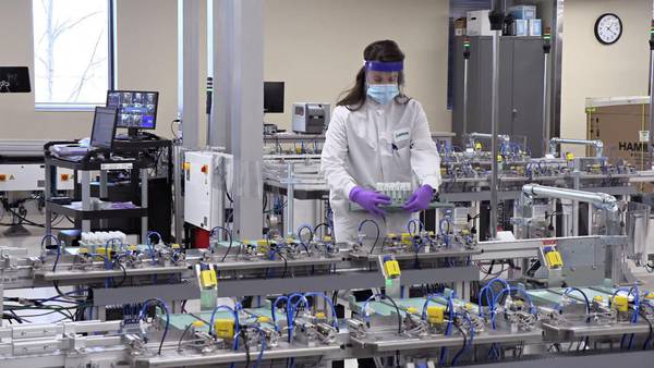 Behind the scenes: COVID-19 testing laboratory in North Carolina