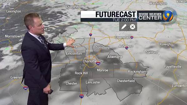 Monday evening's forecast with Meteorologist John Ahrens
