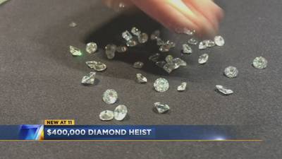 Suspects steal $400K worth of diamonds