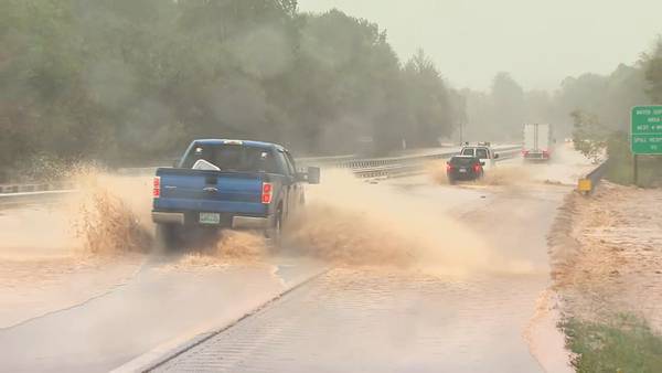 Torrential rainfall causes widespread flooding in the mountains