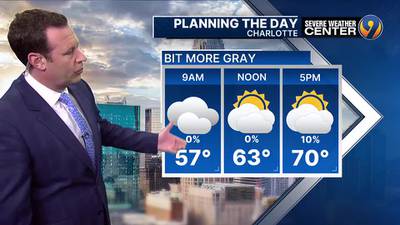 FORECAST: Cooler temperatures expected with highs falling to 70 degrees