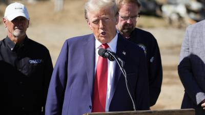 Trump makes more debunked claims about FEMA as he surveys storm damage in North Carolina