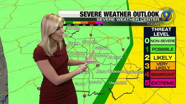 Friday afternoon's forecast update with Meteorologist Ashley Kramlich