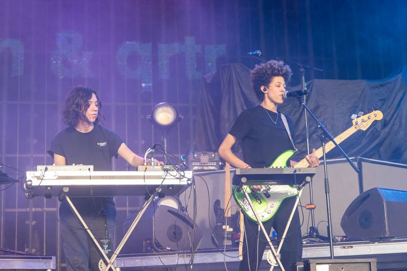 Olan & QRTR perform at PNC Music Pavilion in Charlotte on Sept. 14, 2023.