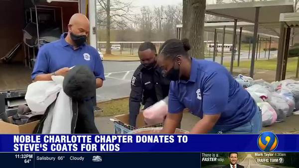 Black law enforcement donate 100s of coats for kids in need