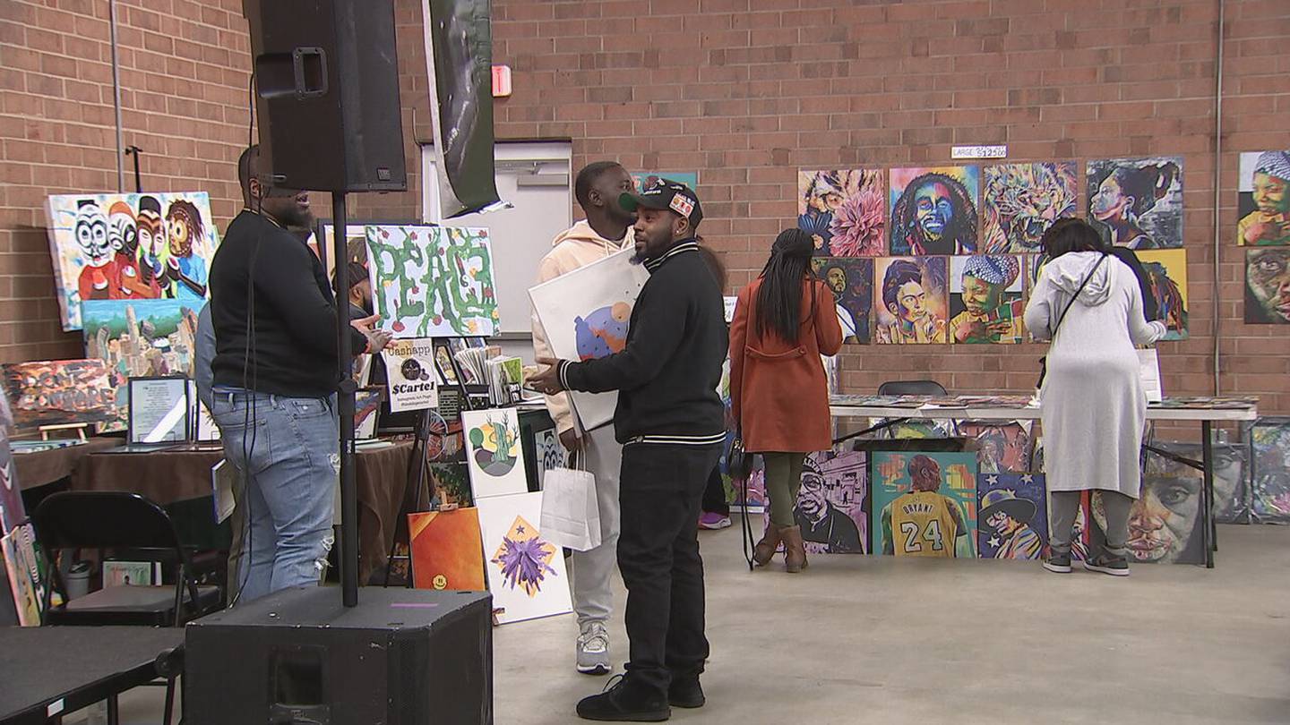 Local Black artists featured in national touring art show WSOC TV