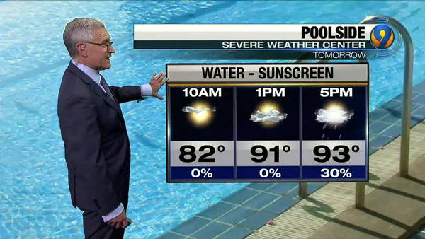 Wednesday's forecast update with Chief Meteorologist Steve Udelson