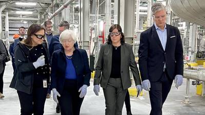 Treasury Secretary visits Bessemer City manufacturing center