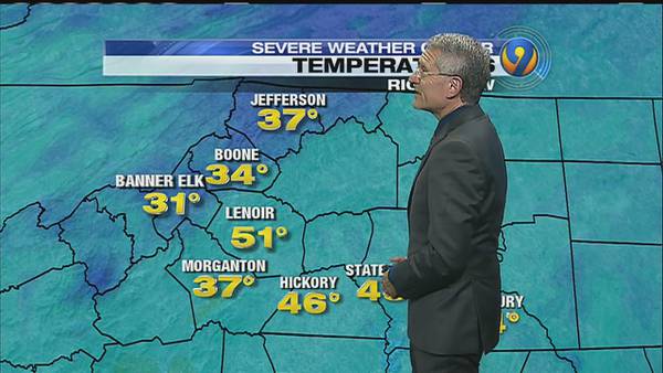 FORECAST: Cool, breezy conditions sweep across Carolinas