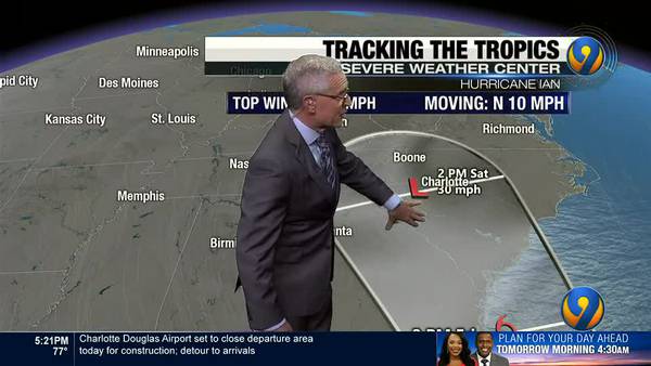 Tracking Ian: How it will impact the Carolinas, and when