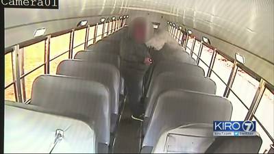 School bus video shows driver vaping while driving