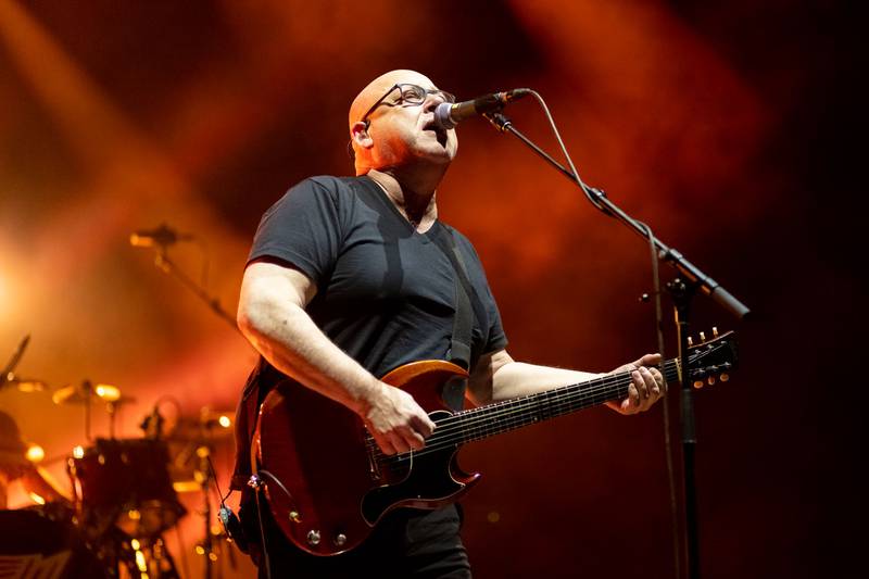 The Pixies perform at PNC Music Pavilion on June 1, 2024.
