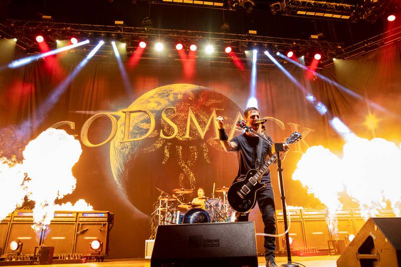 Godsmack put on a sizzling performance at PNC Music Pavilion in Charlotte. I Prevail and Austin Meade opened the show. May 21, 2023.