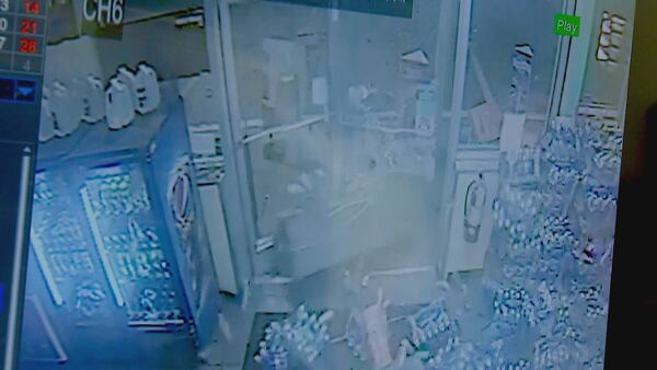 WATCH: Thieves use U-Haul to rip ATM from northeast Charlotte gas station