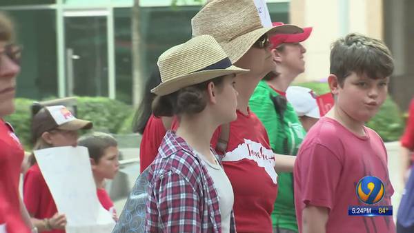 'Sea of red': NC teachers march on Raleigh rallying for better pay, more resources
